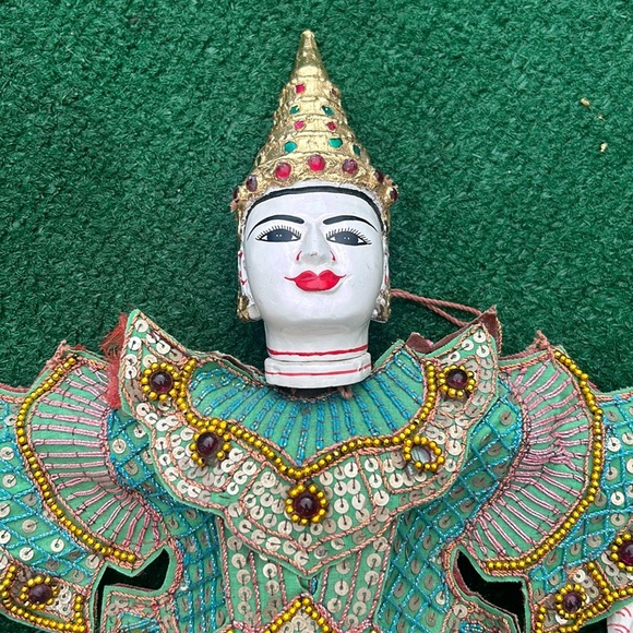 Other - Vintage Balinese Wooden Marionette String Puppet
